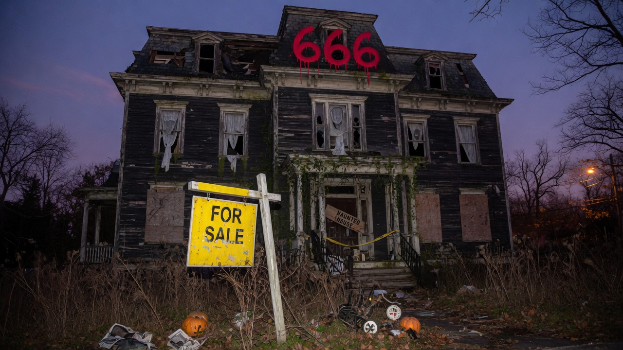 Ron Rugundy gestures gravely at a chart showing mortgage rates at 6.66 percent while a homebuyer lights sage nearby.
